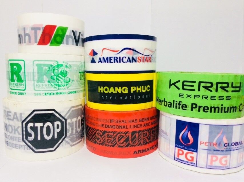 Thành phần mực in dùng trong in ấn băng keo logo